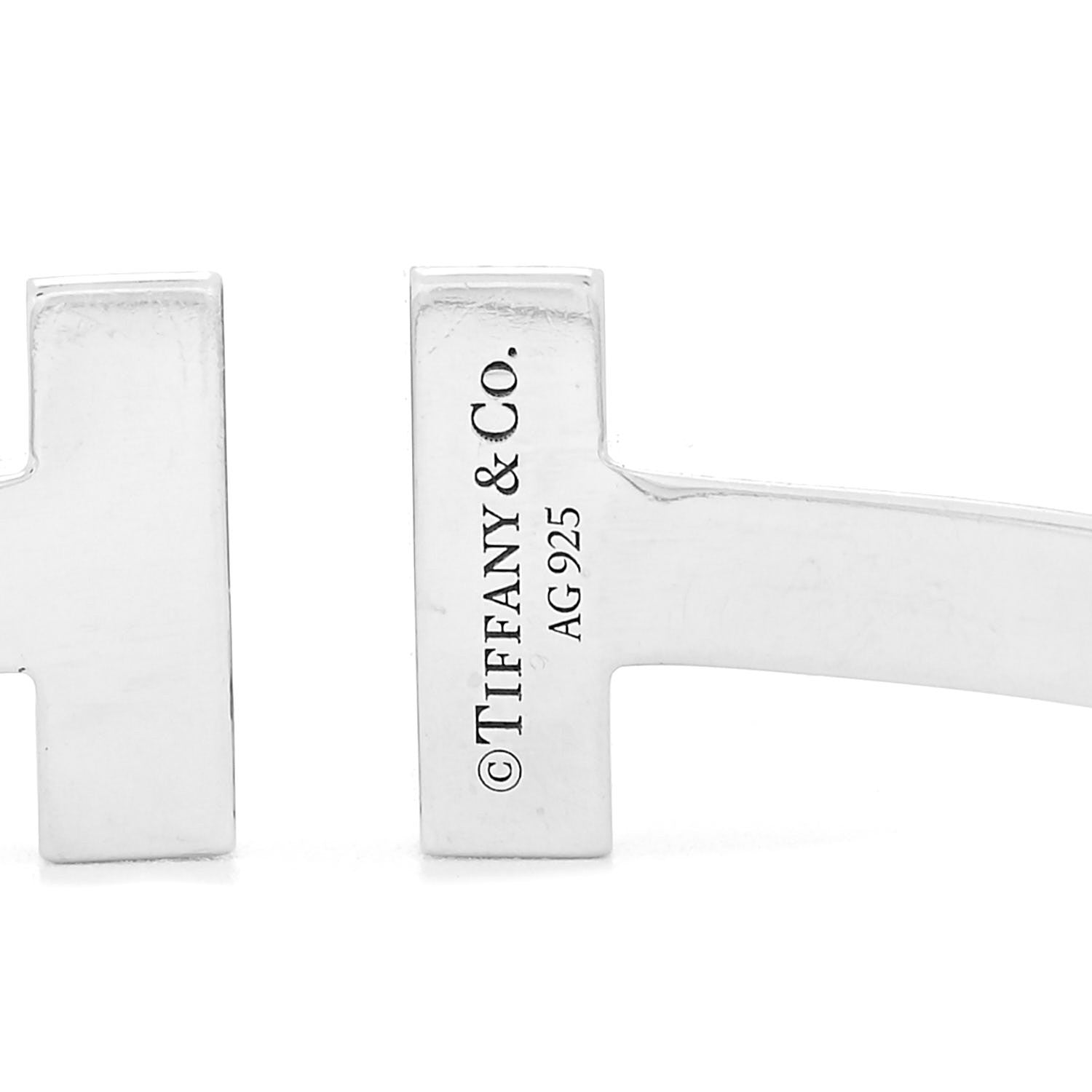 Tiffany Sterling Silver T Square Bracelet 4 of 5