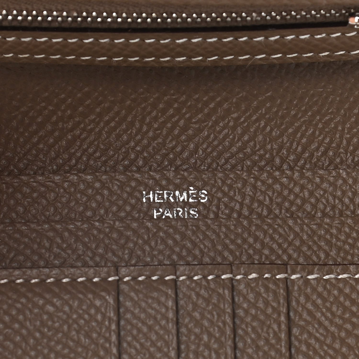 Hermes Epsom Bearn Compact Wallet Etoupe 7 of 11