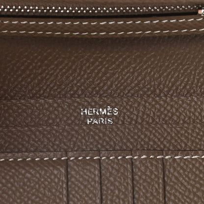 Hermes Epsom Bearn Compact Wallet Etoupe 7 of 11