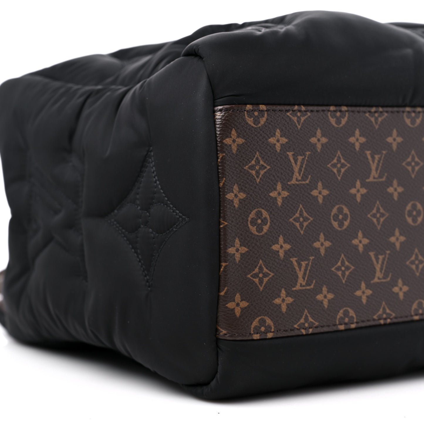 Econyl Monogram Pillow Giant Onthego MM Black