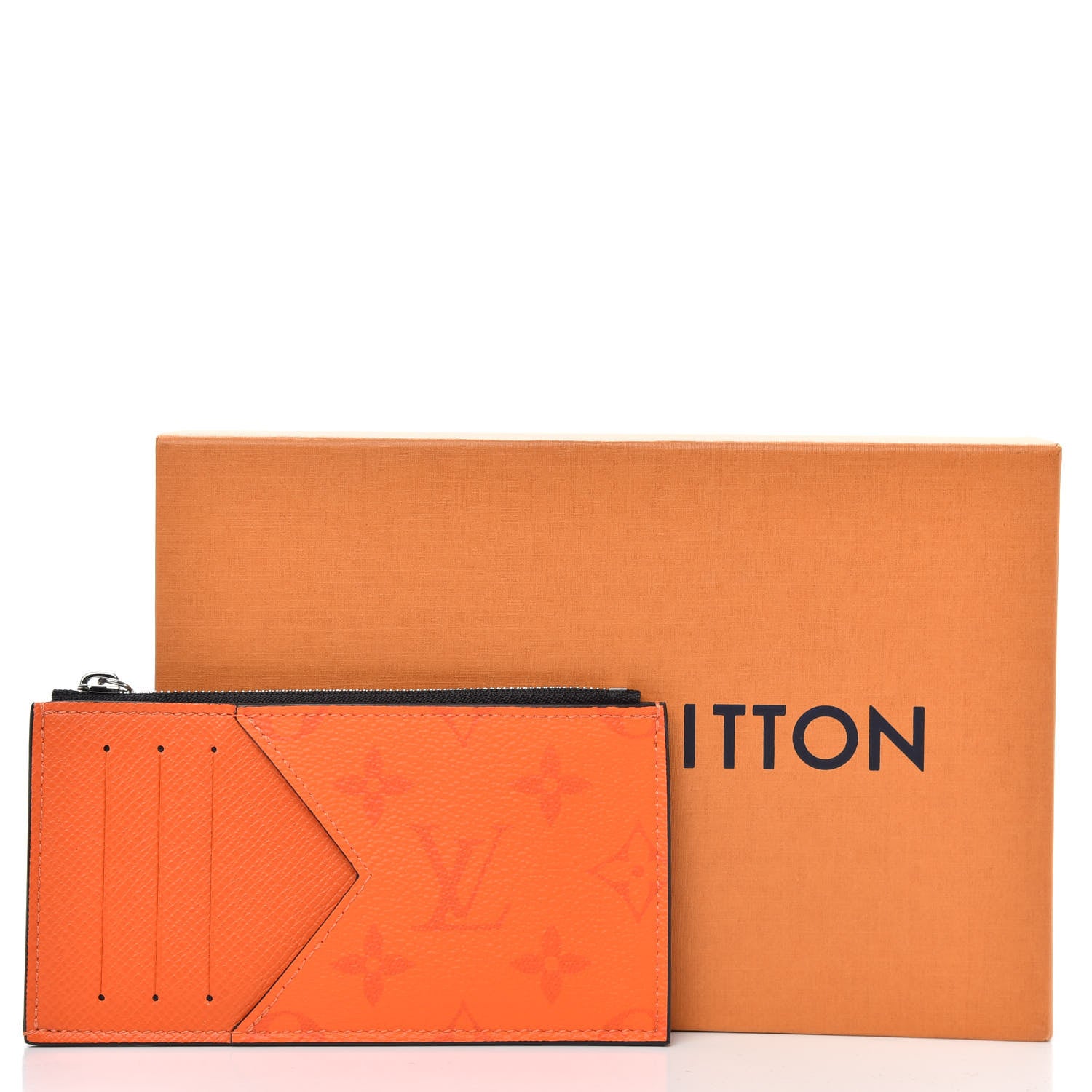 Louis Vuitton Taigarama Coin Card Holder Orange 7 of 7