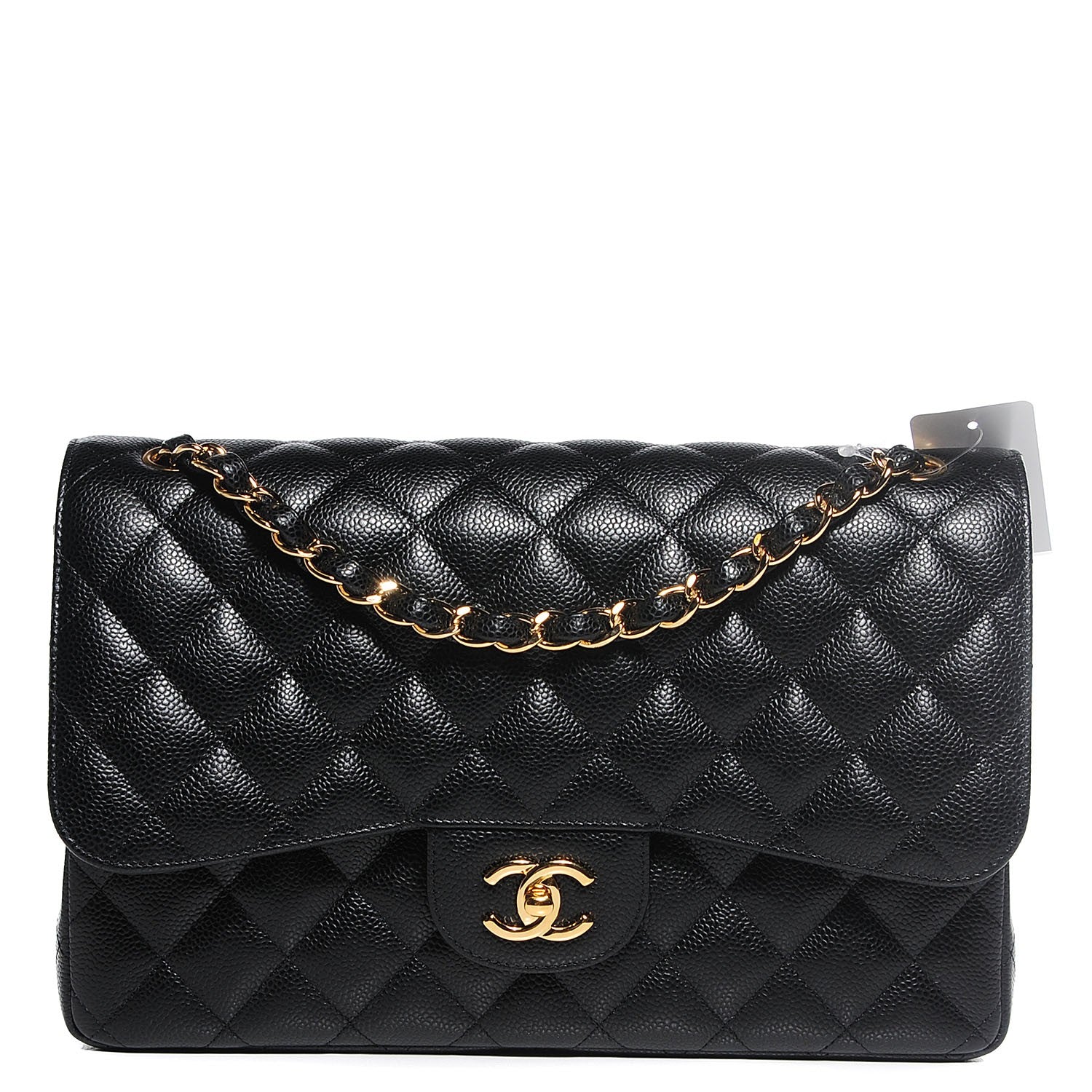 Chanel Caviar Quilted Jumbo Double Flap Black 1 of 9
