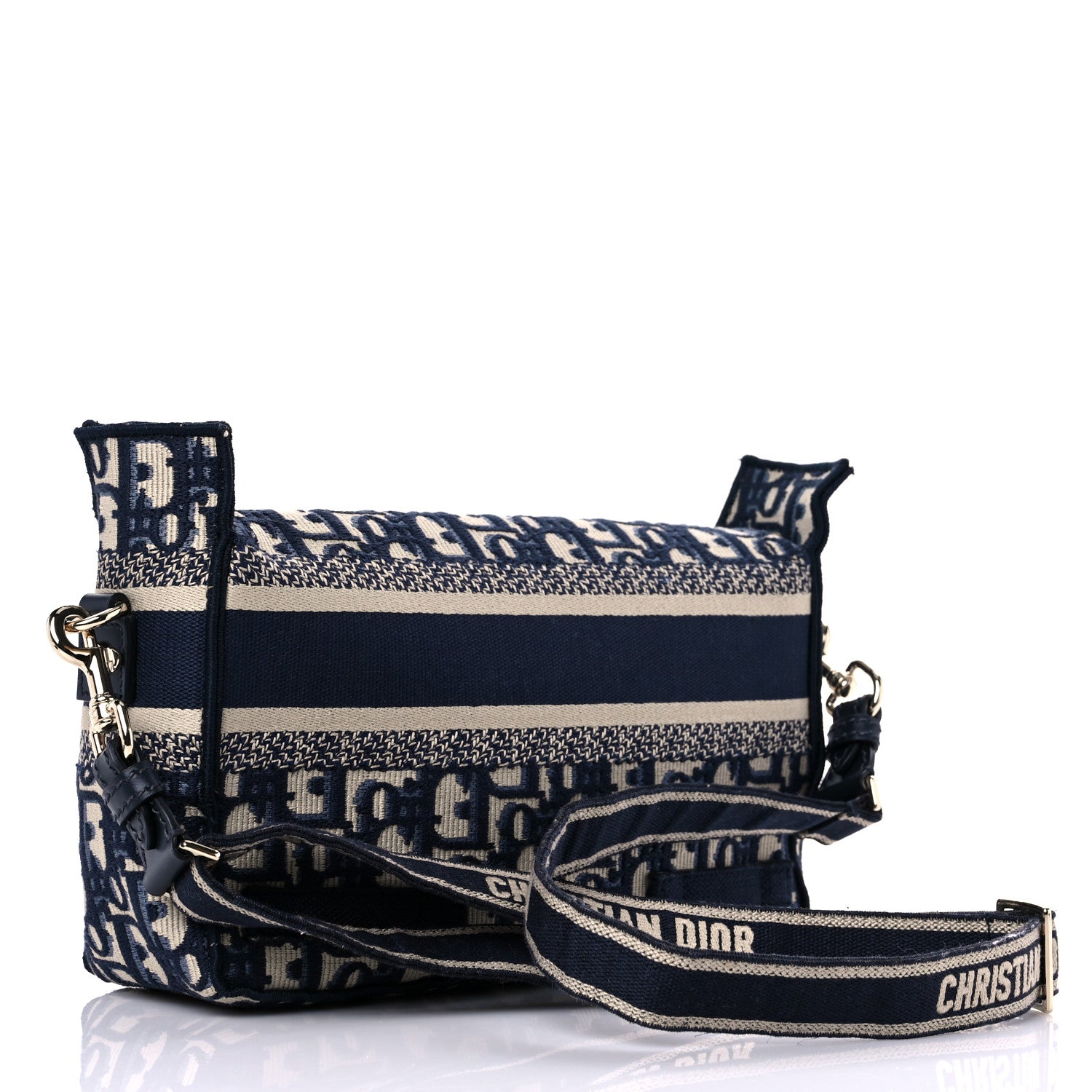 Christian Dior Oblique Small Diorcamp Messenger Blue 3 of 7