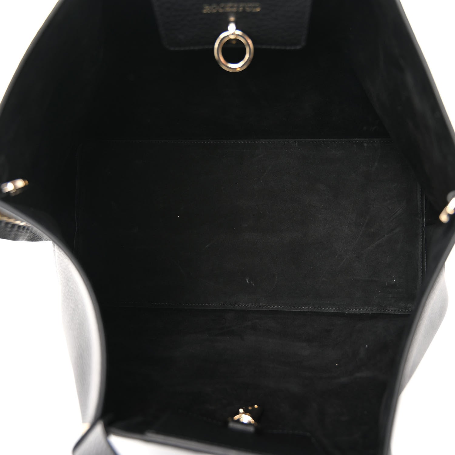 Valentino Garavani Grained Calfskin Rockstud Shoulder Tote Black 5 of 12