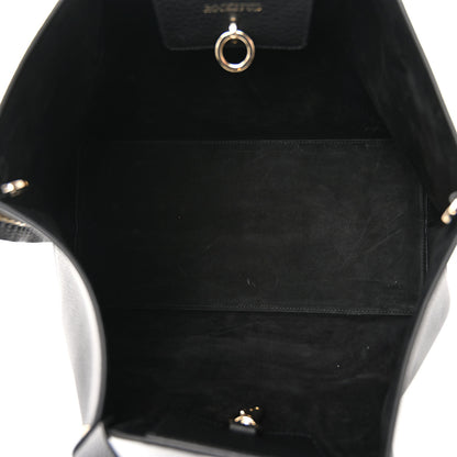 Valentino Garavani Grained Calfskin Rockstud Shoulder Tote Black 5 of 12