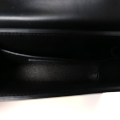 Christian Dior Crackled Lambskin 30 Montaigne Box Bag Black 5 of 8