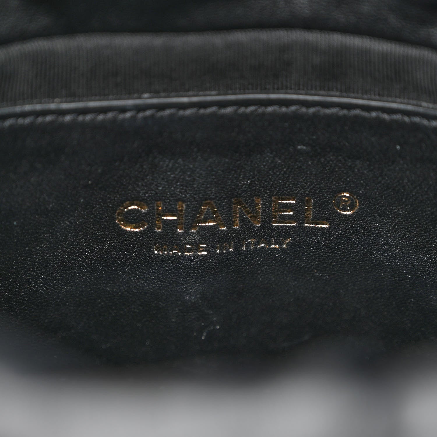 Chanel Caviar Bucket Drawstring Bag Black 6 of 10