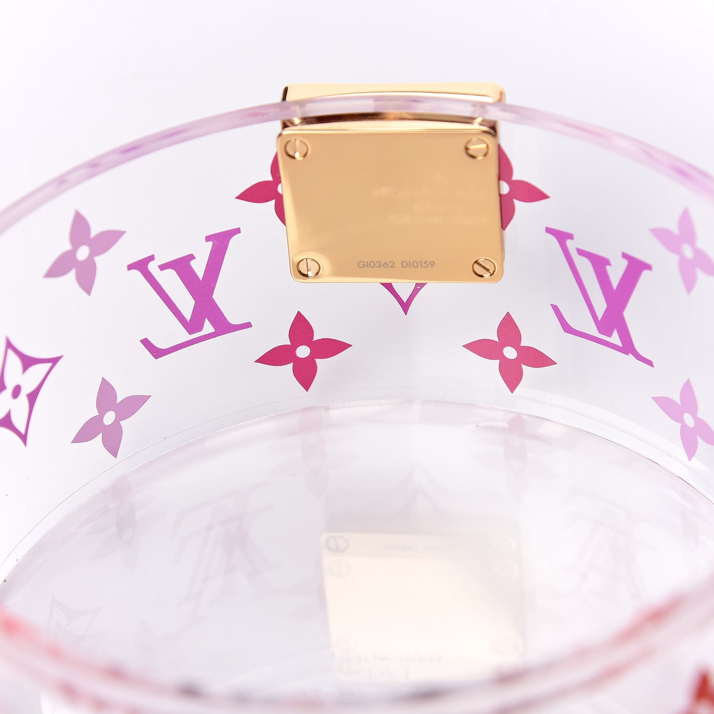 Transparent Plexiglass Box Scott Pink