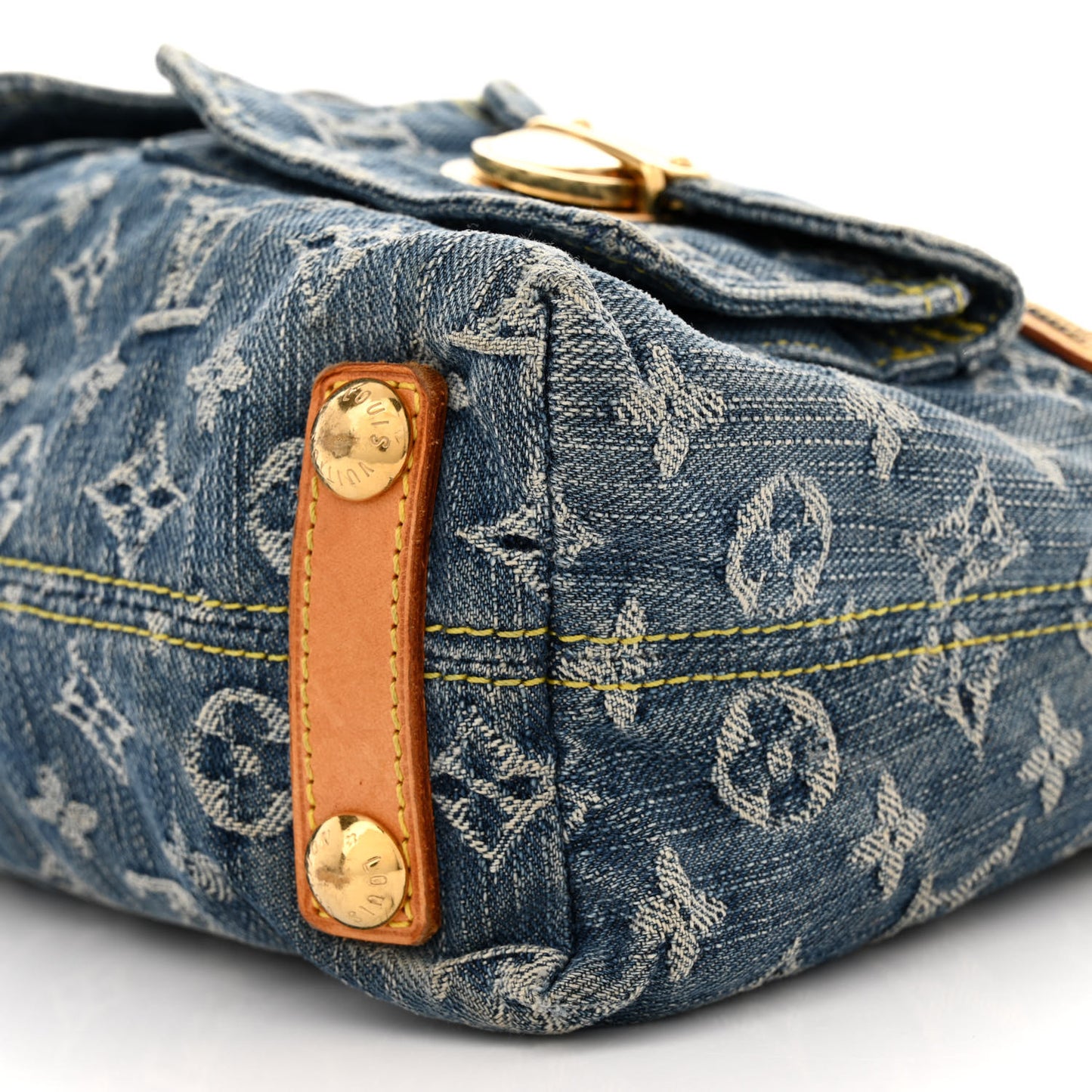 Monogram Denim Baggy PM Blue