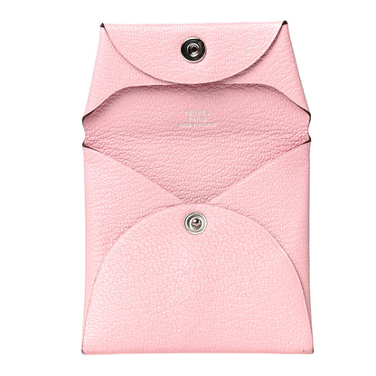 Hermes Chevre Mysore Bastia Coin Purse Rose Sakura 4 of 4