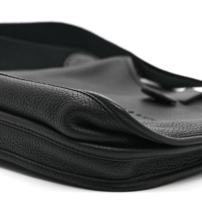 Hermes Taurillon Clemence Evelyne III GM Black 10 of 10