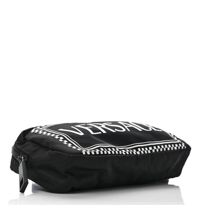 Versace Nylon Logo Two Tone Belt Bag Black 4 of 8