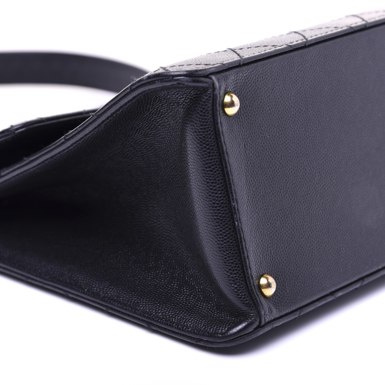 Chanel Caviar Diamond Stitched Flap Shoulder Bag Black 6 of 18