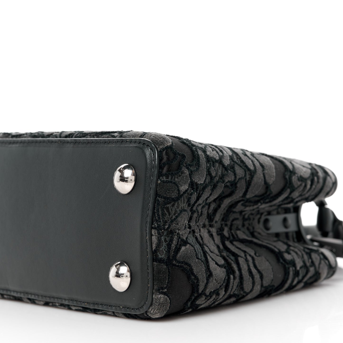 Velvet Dentelle Embroidery Capucines BB Black