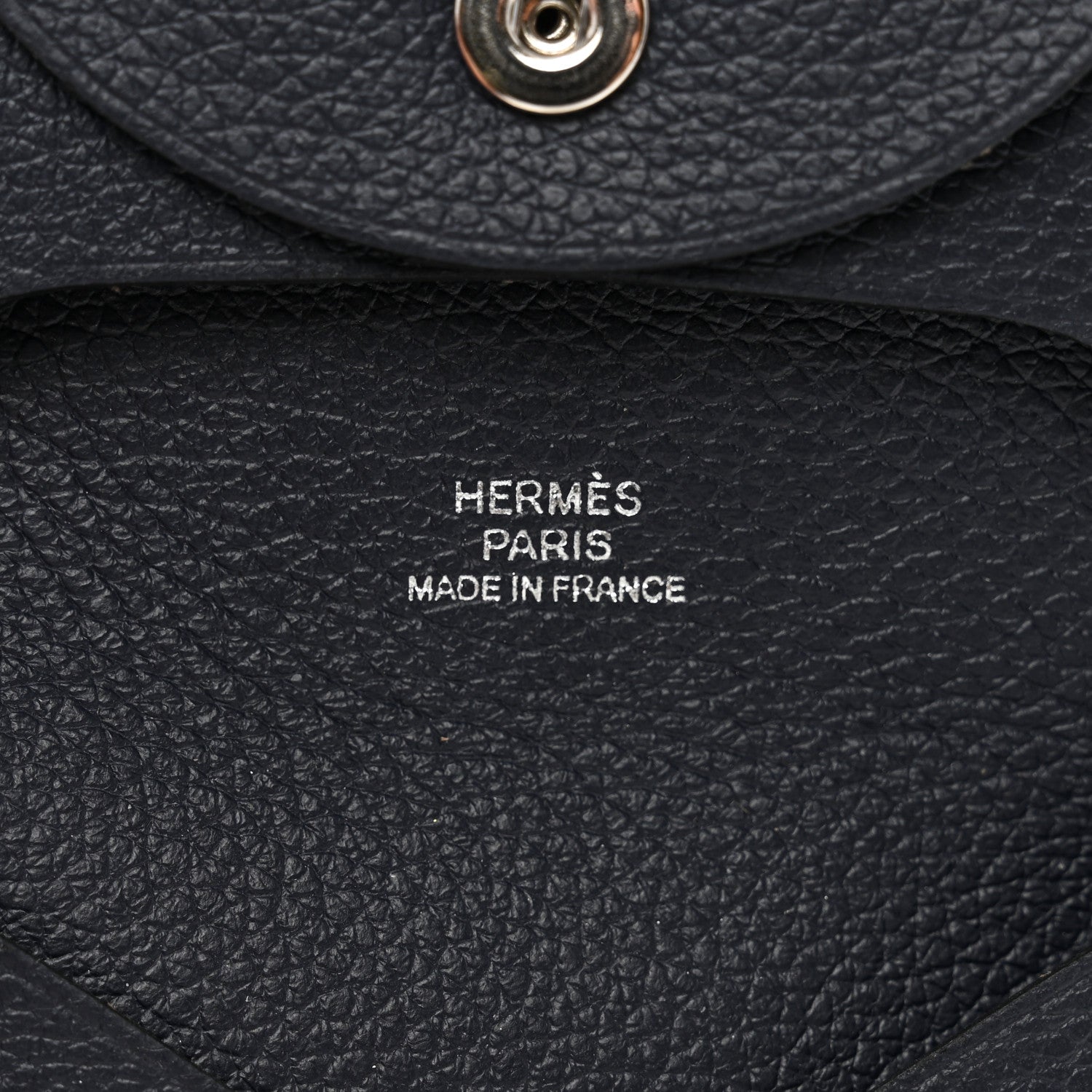 Hermes Chevre Mysore Bastia Coin Purse Bleu Indigo 6 of 7