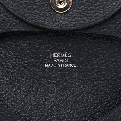 Hermes Chevre Mysore Bastia Coin Purse Bleu Indigo 6 of 7