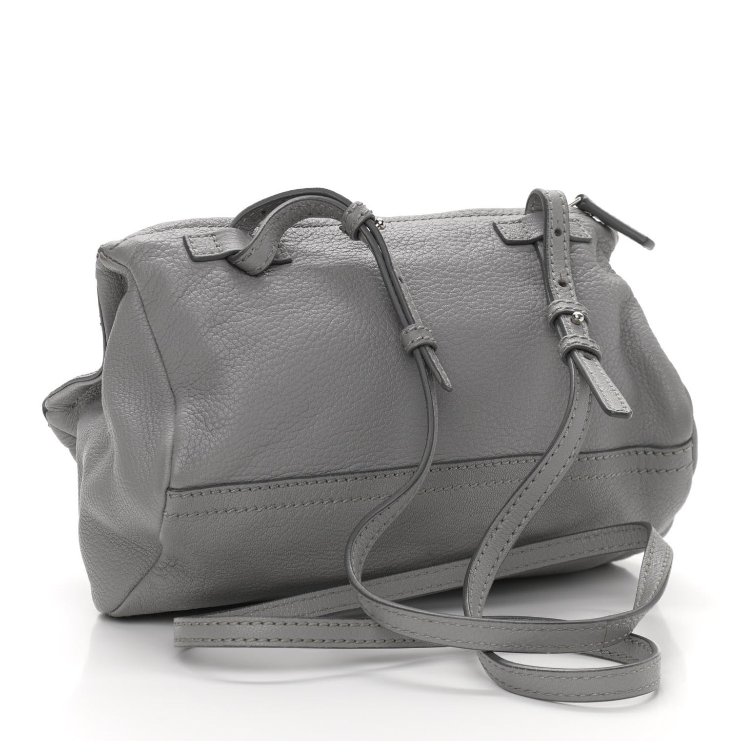Sugar Goatskin Mini Pandora Dove Grey
