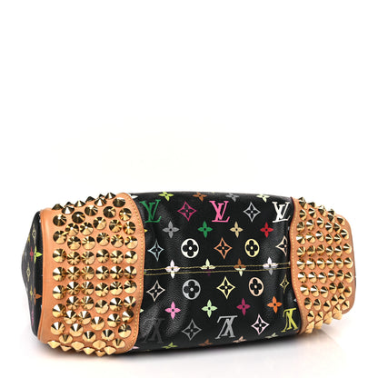 Louis Vuitton Monogram Multicolor Chrissie Black 4 of 8
