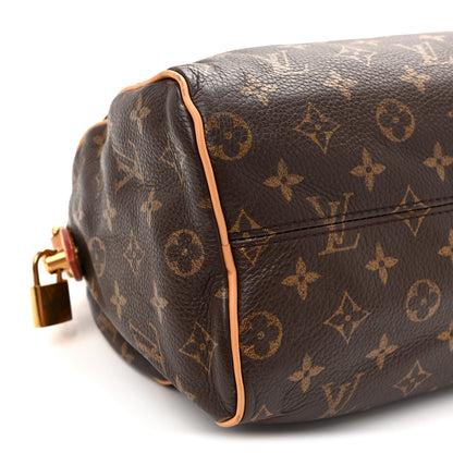 Louis Vuitton Calfskin Monogram Speedy P9 Bandouliere 25 9 of 11