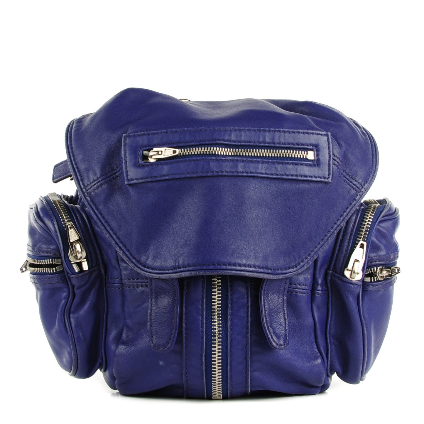 Washed Lambskin Mini Marti Backpack Swim