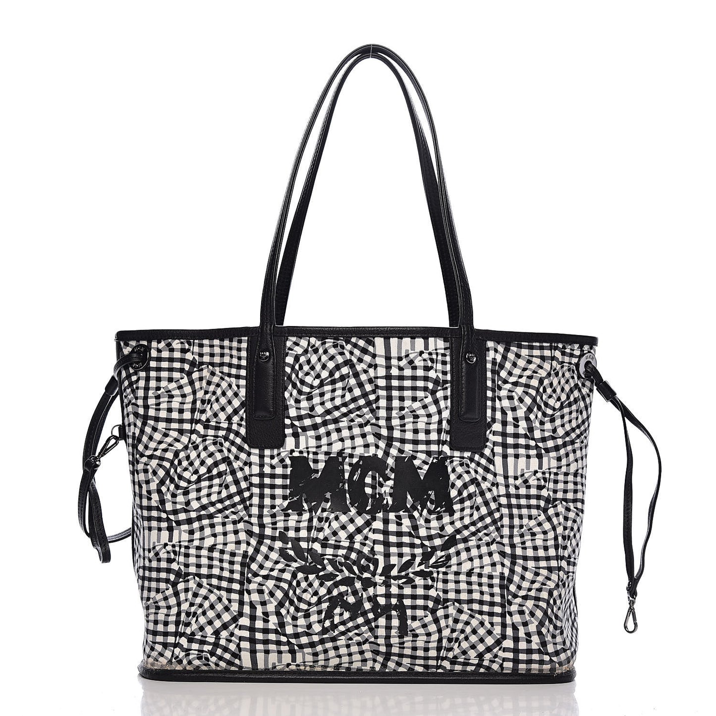 Visetos Medium Liz Reversible Shopper Tote Black