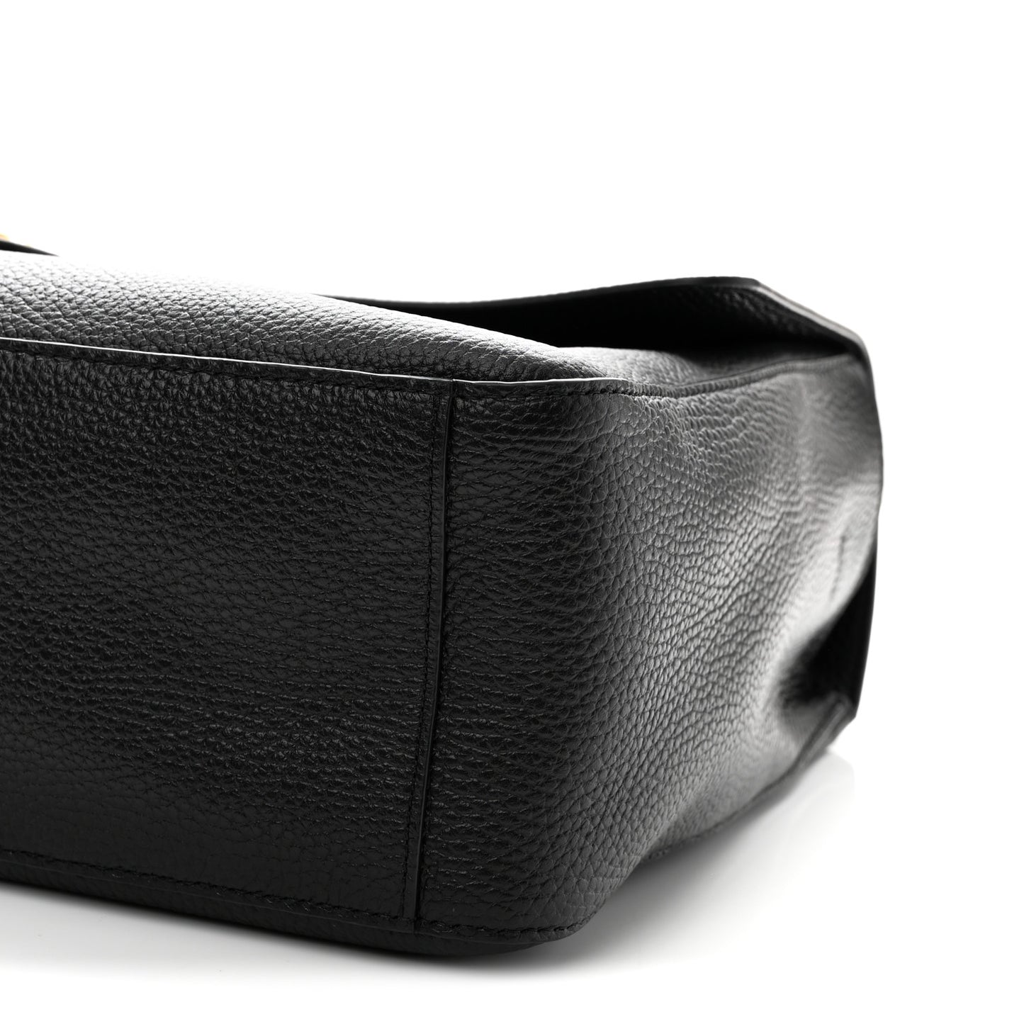 Grained Calfskin Souplissimo Maxi Flap Black