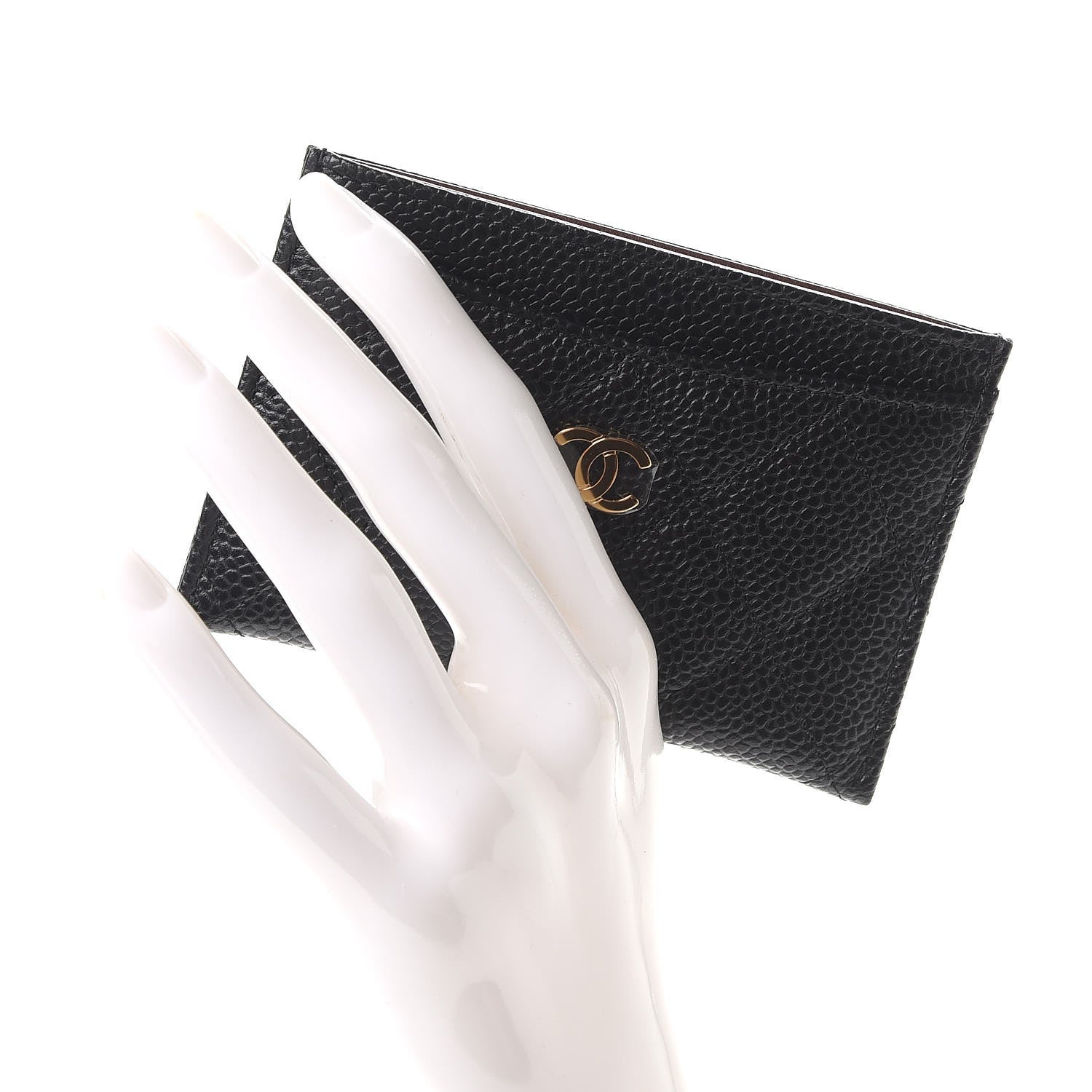 Chanel Caviar Quilted Card Holder Black 2 of 9
