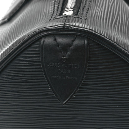 Louis Vuitton Epi Speedy 25 Black 6 of 10
