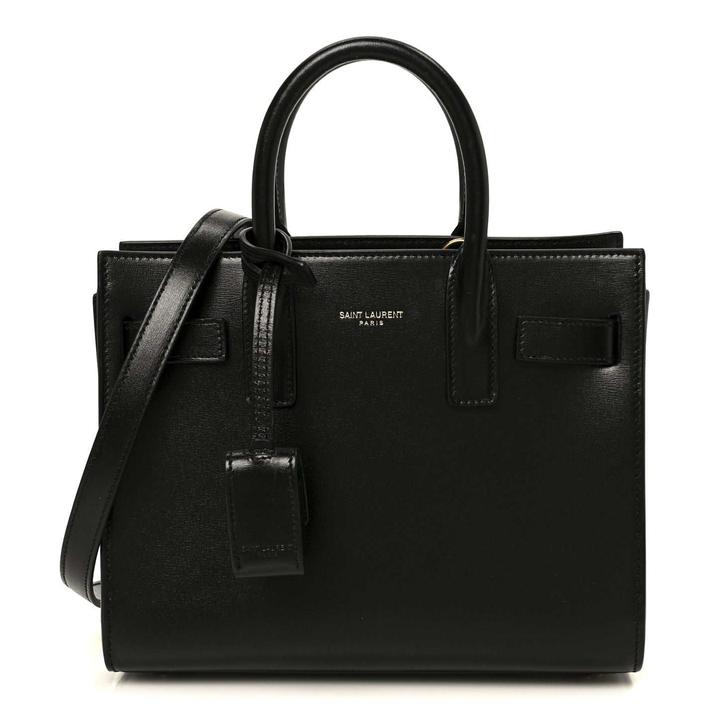 Calfskin Nano Sac De Jour Black