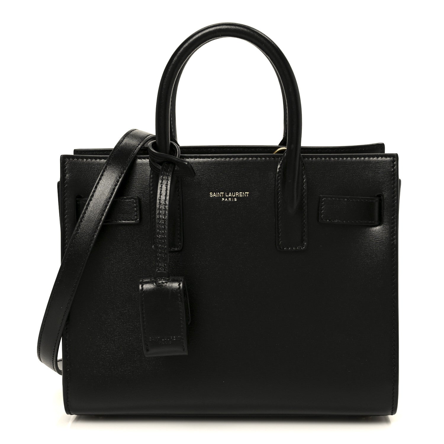 Saint Laurent Calfskin Nano Sac De Jour Black 1 of 10