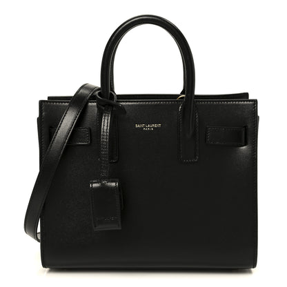 Saint Laurent Calfskin Nano Sac De Jour Black 1 of 10
