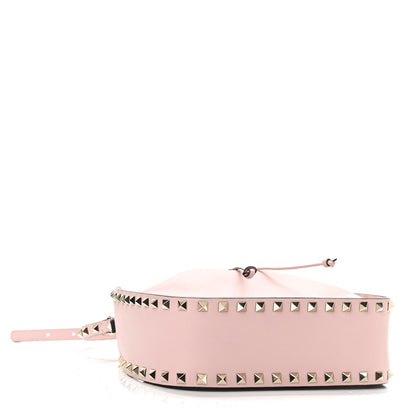 Valentino Garavani Vitello Rockstud Bucket Bag Water Rose 4 of 9
