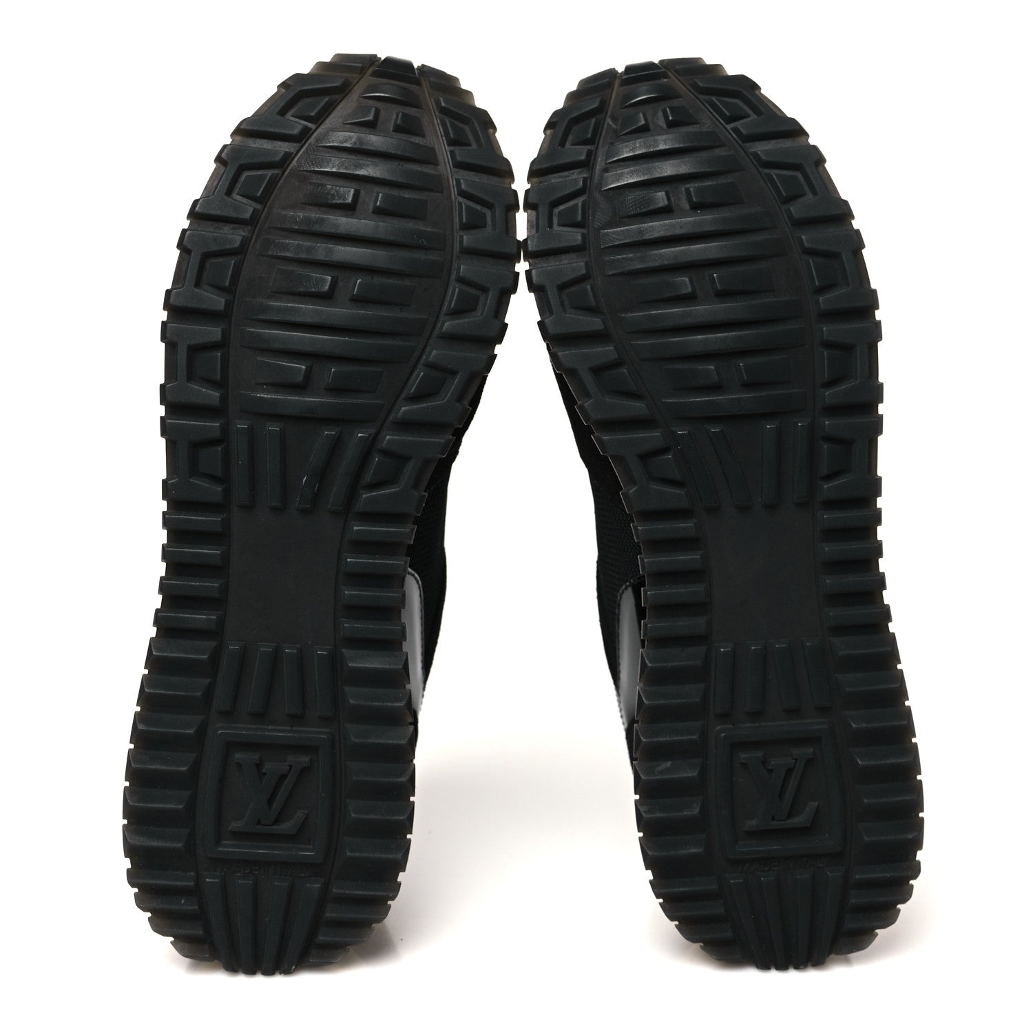 Louis Vuitton Suede Monogram Run Away Sneakers 36 Black 6 of 10
