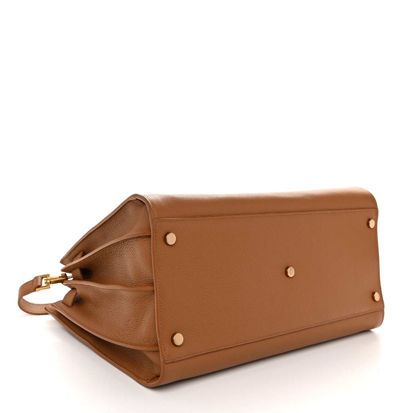 Grained Calfskin Large Supple Sac De Jour Cinnamon