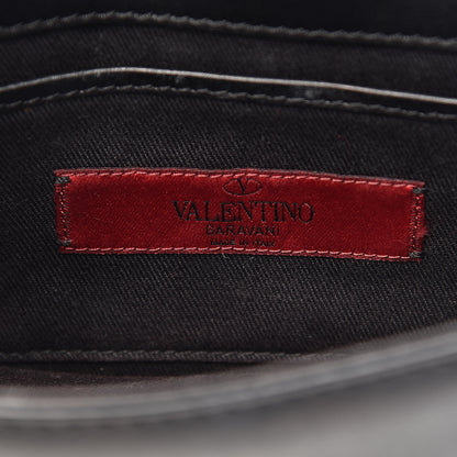 Valentino Garavani Vitello Mini Glam Lock Rockstud Flap Black 6 of 12