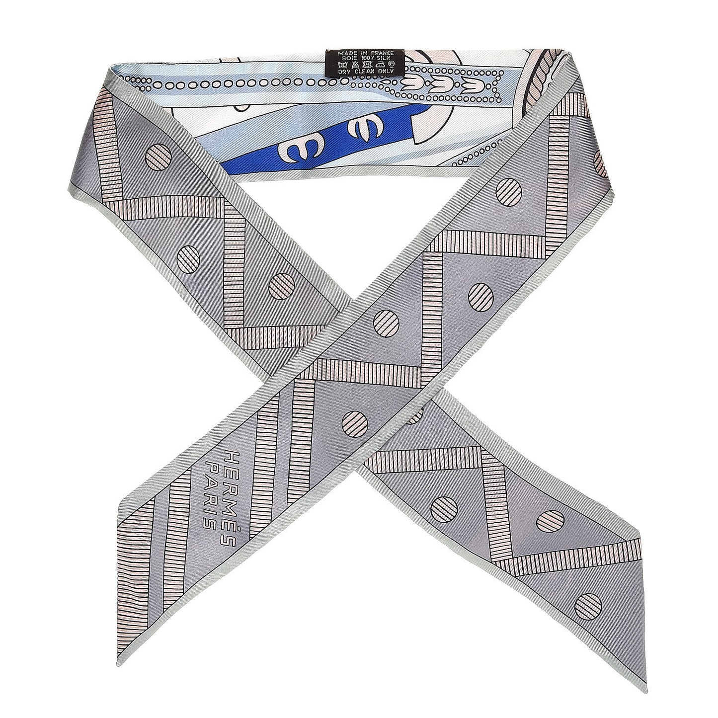 Silk Balade En Berline Twilly Gris Bleu Beige Rose