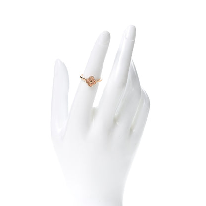 Van Cleef & Arpels 18K Rose Gold Sweet Alhambra Ring 50 5.5 2 of 6