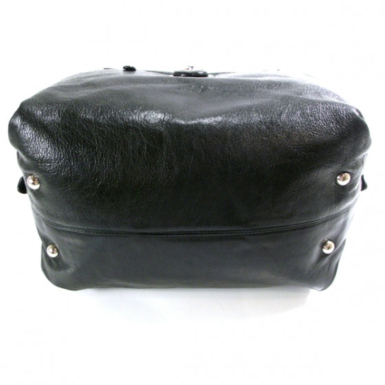 Leather Duffel Bag Dark Green