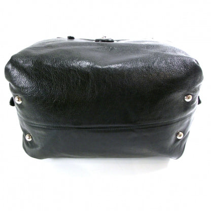 Balenciaga Leather Duffel Bag Dark Green 4 of 9