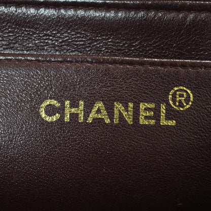 Chanel Lambskin Quilted Jumbo Flap Black 7 of 10