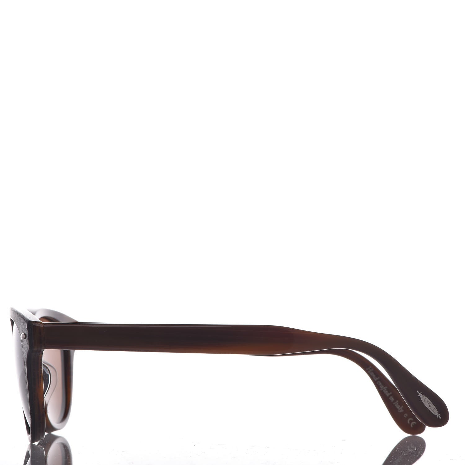 Oliver Peoples Calfskin Sheldrake Berluti Sunglasses Black Brown 2 of 8