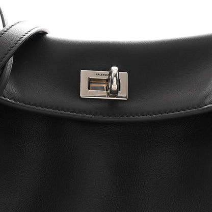 Balenciaga Natural Smooth Calfskin Small Rodeo Top Handle Handbag Black 8 of 10