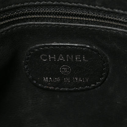 Chanel Caviar Timeless CC Cosmetic Pouch Bag Black 5 of 6