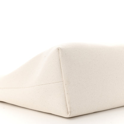 Celine Canvas Calfskin Horizontal Cabas Natural Tan 9 of 11