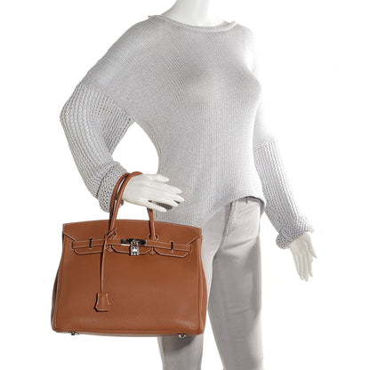 Hermes Togo Birkin 35 Gold 4 of 28