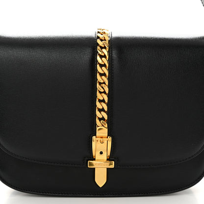 Gucci Azalea Calfskin Small Sylvie 1969 Flap Messenger Bag Black 9 of 11