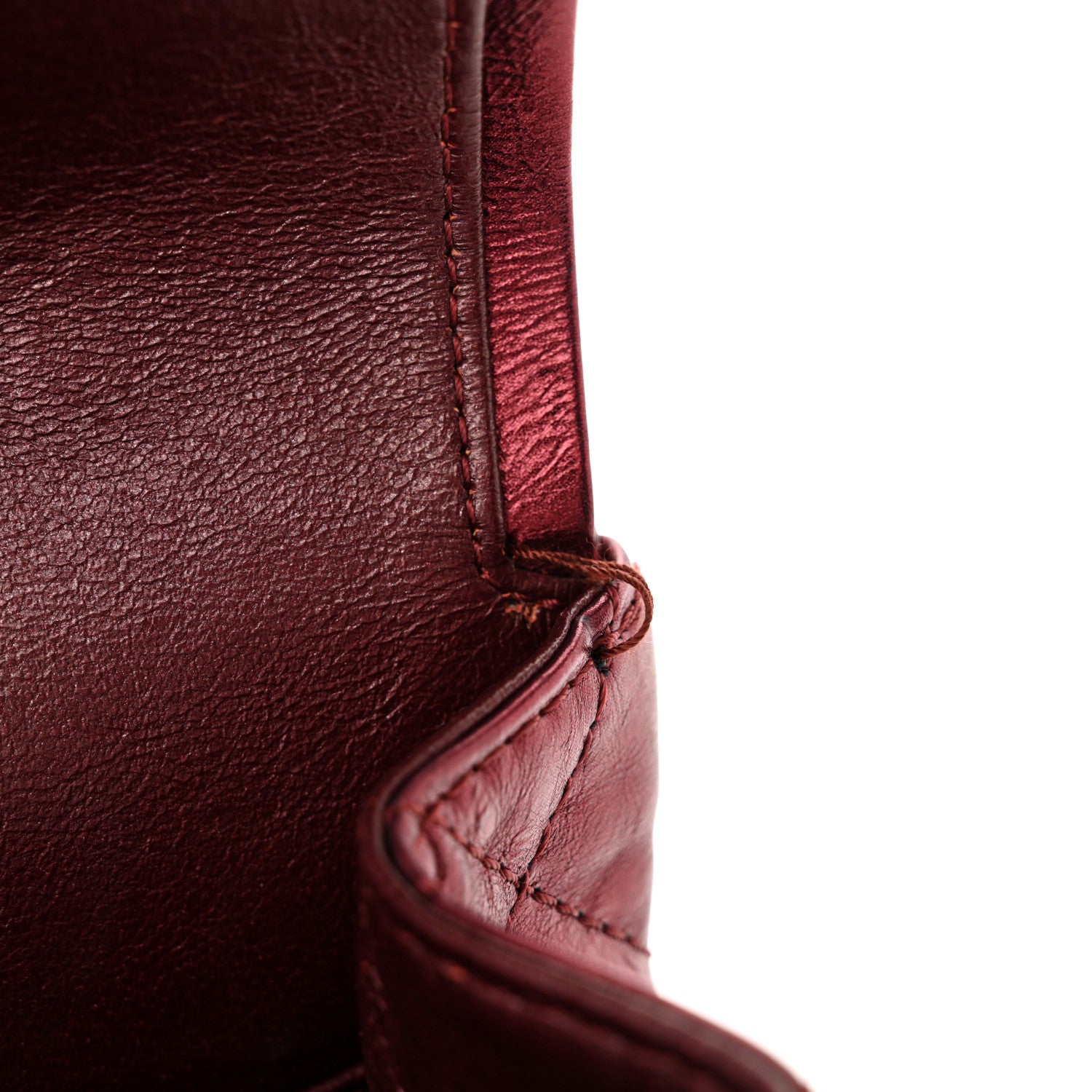 Chanel Metallic Aged Calfskin Quilted 2.55 Reissue 227 Flap Dark Red 10 of 17