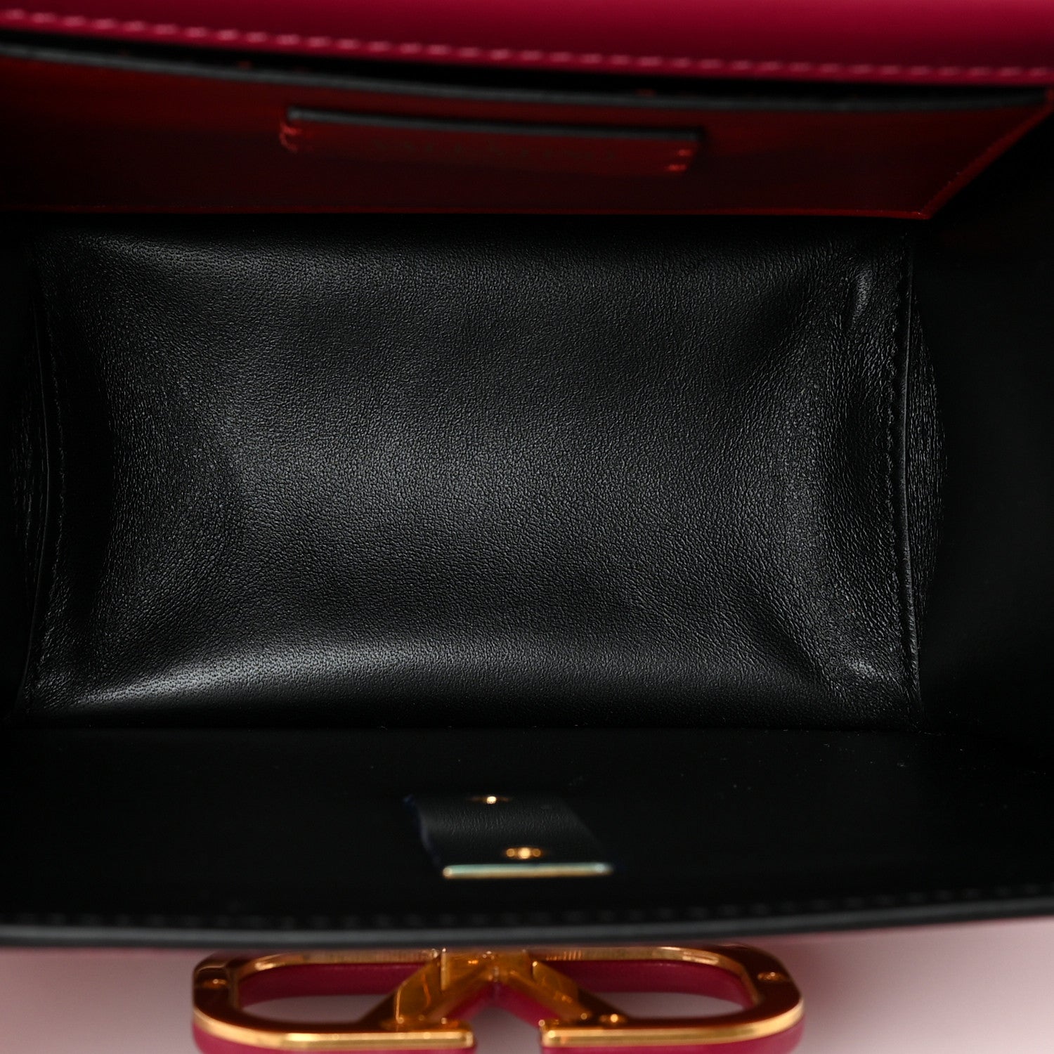 Valentino Garavani Smooth Calfskin Small VSling Shoulder Bag Fuchsia 4 of 8