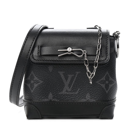 Louis Vuitton Monogram Eclipse Mini Steamer Pouch 1 of 8