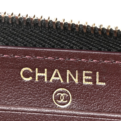 Chanel Caviar Quilted Medium Zip Around Wallet Black 6 of 12